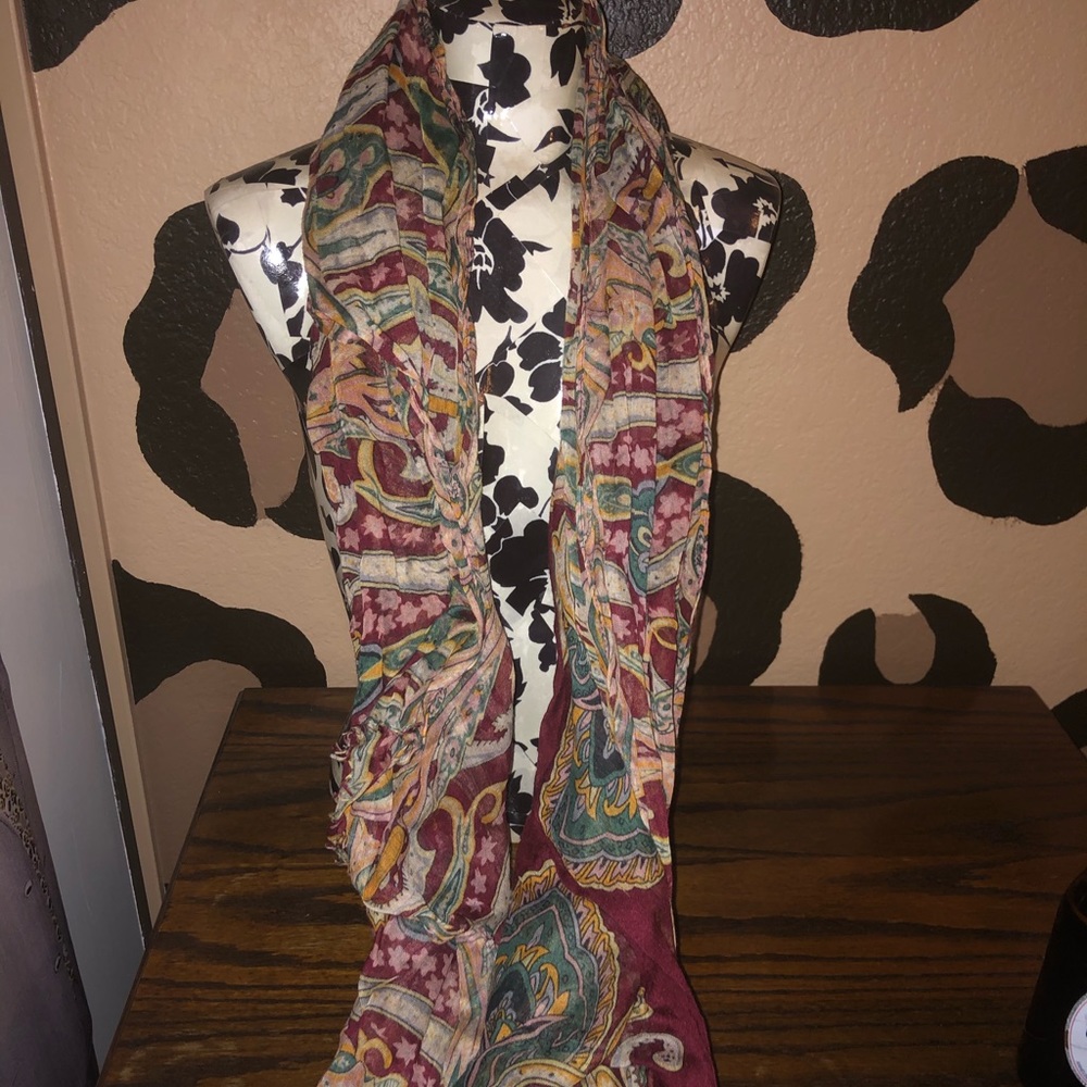 Perfect Autumn Paisley Scarf